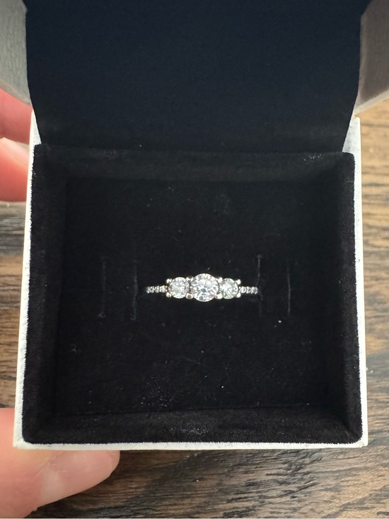 Pandora Jewelry - Pandora Fairytale Sparkle Ring Three Stone CZ Cubic Zirconia Sterling Silver